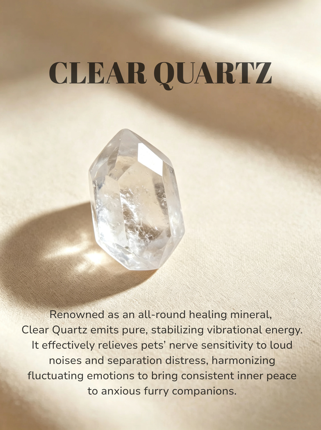 Soluna Pet Crystal Necklace